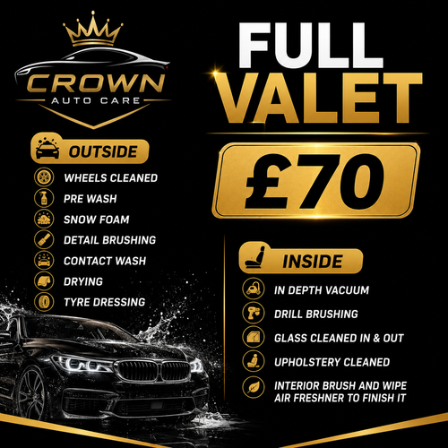 PLEASE CHOOSE MINI VALET OR FULL VALET